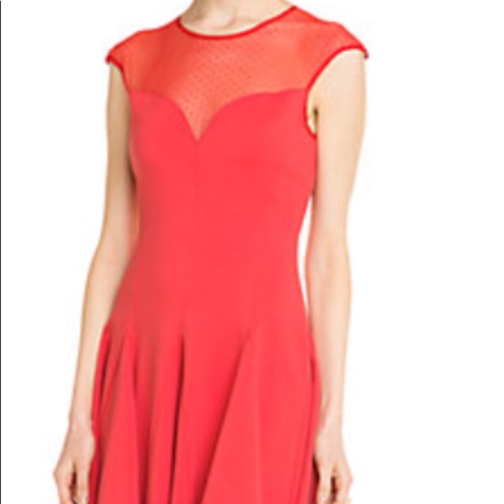 Halston Heritage Red Dress